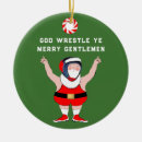 Search for wrestling ornaments Funny