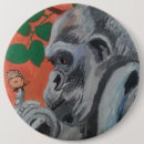 Search for wild apes buttons Gorilla