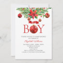 Search for christmas baby boy shower invitations It's a boy