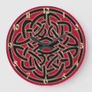 Recherche de noeud celtique horloges Noir