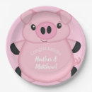 Search for pig plates Birthday party
