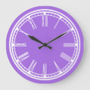 Recherche de chiffres romains blancs horloges Violet
