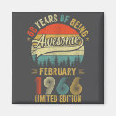 Search for 60th birthday magnets Unique