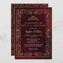 Recherche de red 16ans anniversaire invitations Doux 16