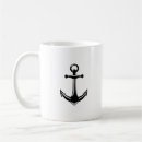 Search for ships anchor mugs Sea