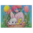Recherche de lapin de pâques planches à découper Rétro