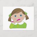 Search for brushing postcards Girl