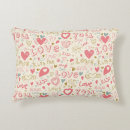 Recherche de motif romantique coussins Mignon