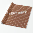 Search for walls wrapping paper Bricks