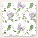 Recherche de aquarelle fleur dessous de verres Violet