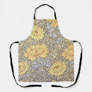 Search for chrysanthemum flowers aprons William morris