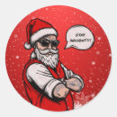Search for funny naughty stickers Santa claus