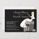 Recherche de douche nuptiale à la mode invitations Mariée