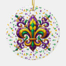 Search for mardi gras beads ornaments Green