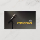 Search for comedian business cards Theatre