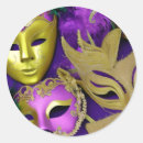 Search for feather mask masquerade party stickers Mardi gras