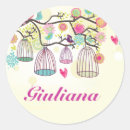 Search for feathered friends stickers Flowers