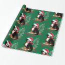Search for dog christmas wrapping paper Bernese mountain dog
