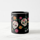 Search for day of the dead mugs Black