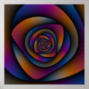 Recherche de labyrinthe posters Orange