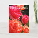 Search for thinking of you rose cards Peach