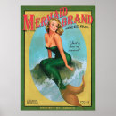 Search for mermaid posters vintage