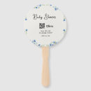 Search for baby shower hand fans Calligraphy typography elegant