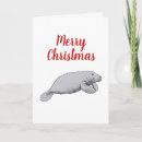 Search for manatee christmas cards Animals