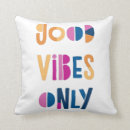 Search for good vibes only pillows Colourful