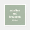 Search for mint green wedding napkins Retro