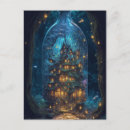 Recherche de lucioles cartes postales Magique