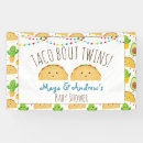 Recherche de twins baby shower banners Jumeaux