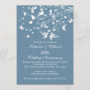 Search for love birds anniversary invitations Heart