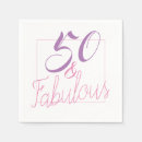 Search for birthday paper napkins Fiftieth