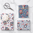 Search for independence day wrapping paper Usa