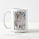 Search for cat birthday mugs From the cat