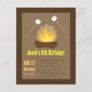 Search for marshmallow birthday invitations Camp