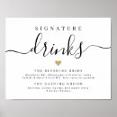Recherche de poster mariage menus Élégant