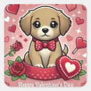 Search for puppy valentine stickers Cute