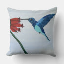 Search for blue hummingbird pillows Flower