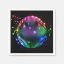 Search for disco ball napkins Black