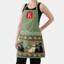 Search for retro cat aprons Green