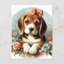 Recherche de chiot de beagle cartes postales Chiens mignons