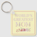 Search for world best mum keychains Yellow