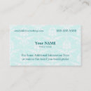 Search for blue damask business cards Girly