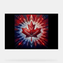 Search for canadian flag design posters Red and white