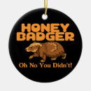 Search for badger ornaments Honey