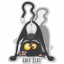 Search for black cat cartoon stickers Kitty