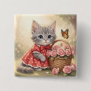 Search for fluffy animal buttons Kitten
