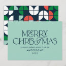 Search for aqua christmas cards Modern